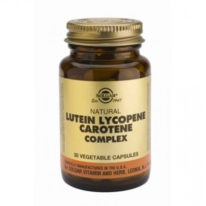 SOLGAR Lutein Lycopene Carotene Complex 30 Κάψουλες